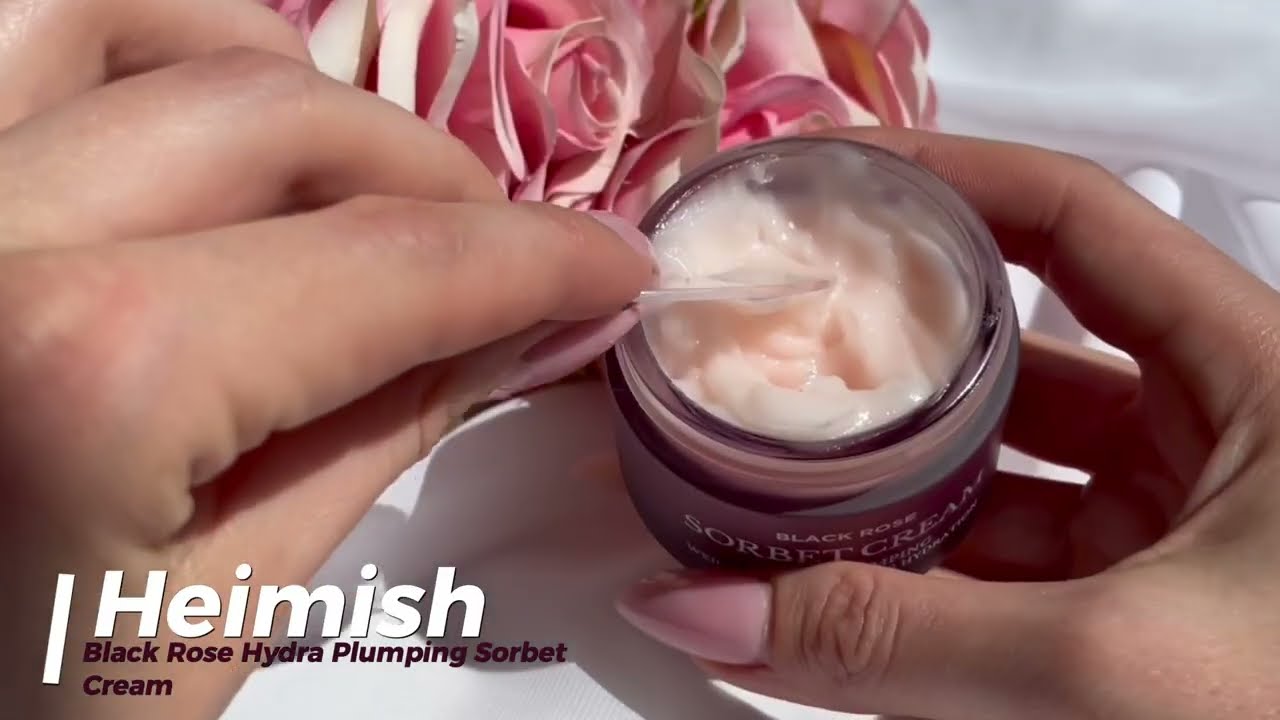 Heimish - Black Rose Hydra Plumping Sorbet Cream 🌹 | LaRose.Care Tester