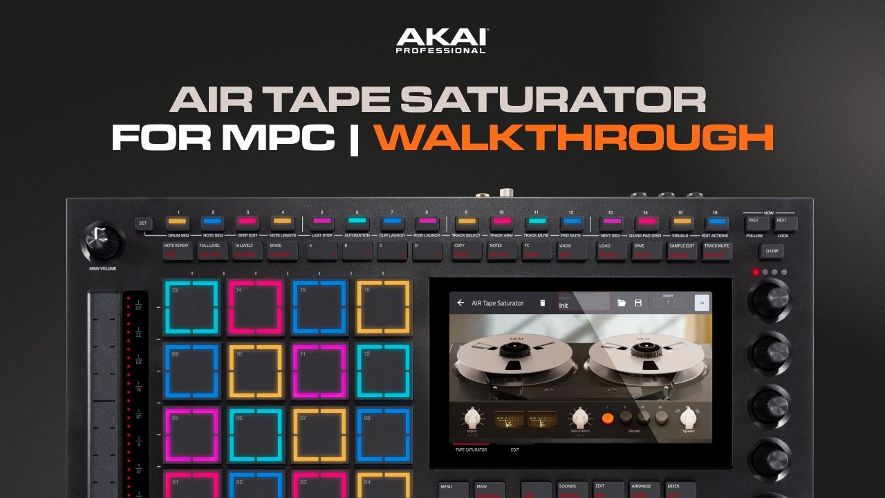 AIR Tape Saturator для MPC | Виртуальная аналоговая теплота ленты