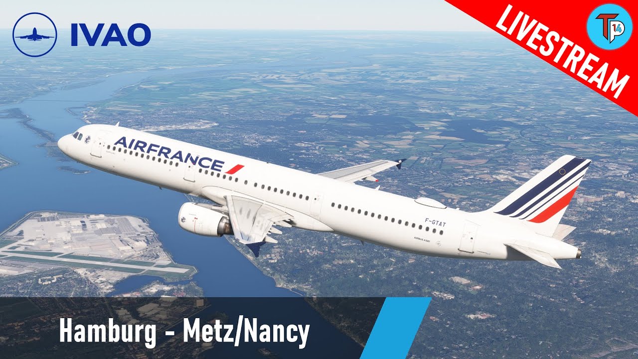 Flight Simulator 2020 | Hamburg - Metz/Nancy (EDDH - LFJL) | Airbus A321 | Air France | IVAO
