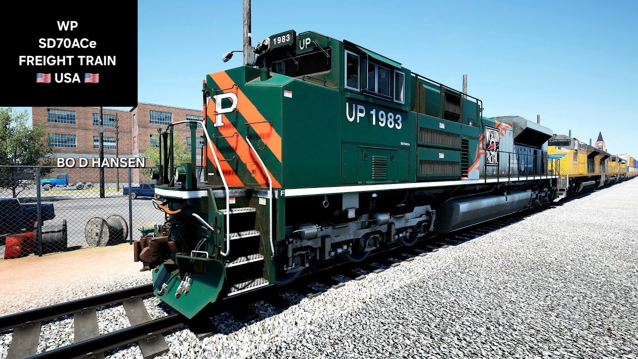 Train Sim World 6: Sherman Hill - Cheyenne Yard To Laramie Yard Part 1 & 2 - Freight Train (1080p60)