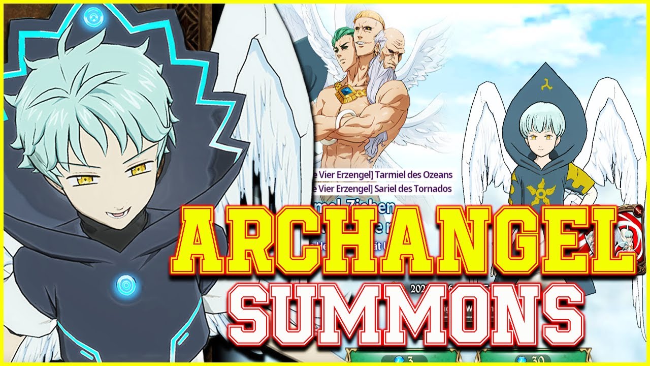 Summon für die Archangels Sariel & Tarmiel! | Seven Deadly Sins: Grand Cross Deutsch