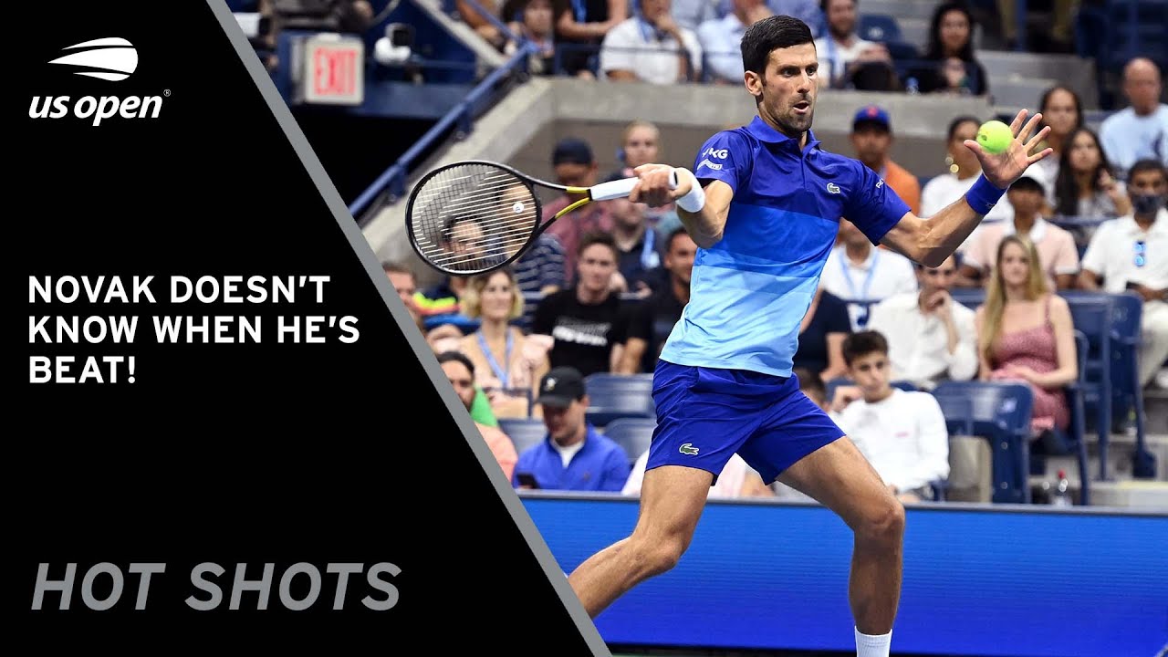 Incredible Recovery From Djokovic | 2021 US Open