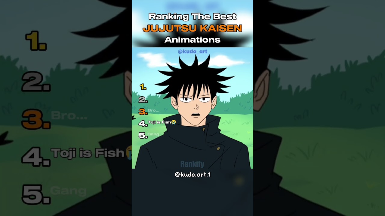 Ranking The Best JUJUTSU KAISEN Animations #shorts