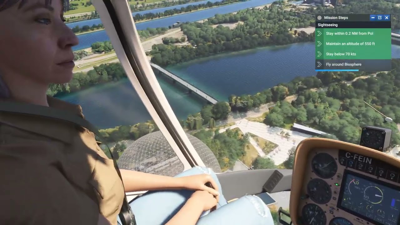 MSFS 2024 | First Heli Sightseeing Flight | Scenic Rotor Ride | No Commentary