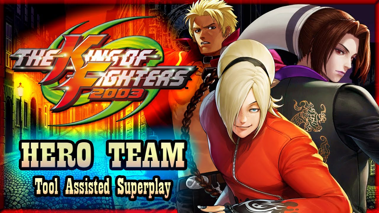 【TAS】THE KING OF FIGHTERS 2003 - HERO TEAM \ ASH CRIMSON \ DOU LON \ SHEN WOO \ PT - BR