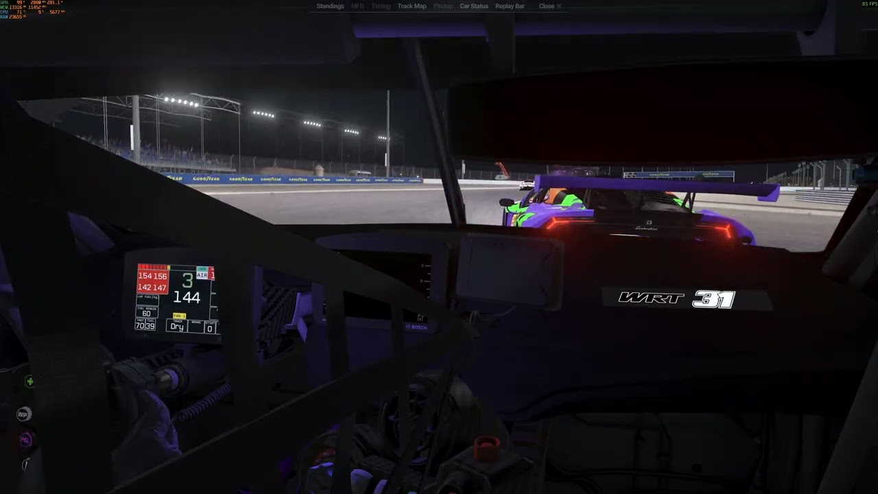 Le Mans Ultimate – walka do samego końca | Onboard z kokpitu i pechowy spin