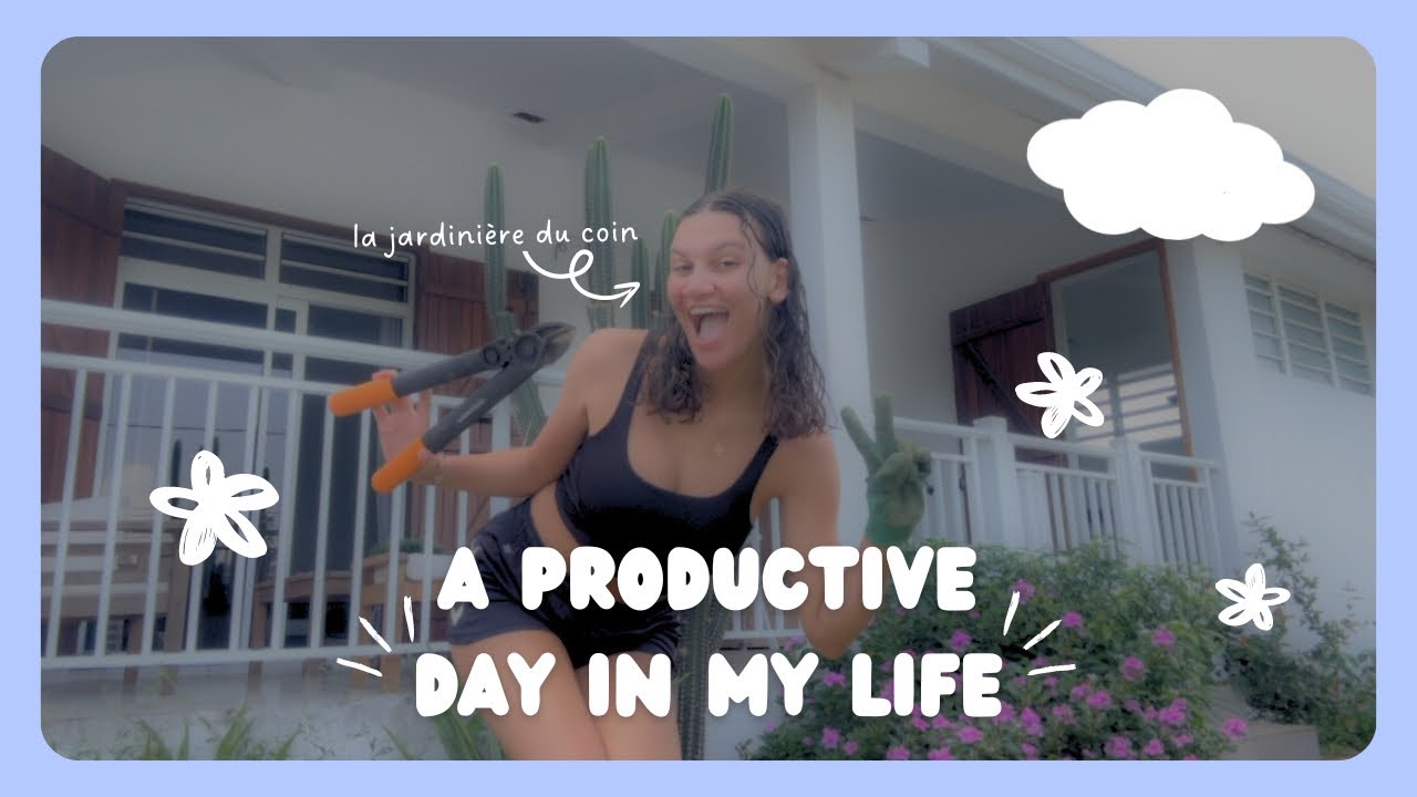 J’AI ESSAYÉ D’ÊTRE PRODUCTIVE LE TEMPS D'UNE JOURNÉE 😭✨