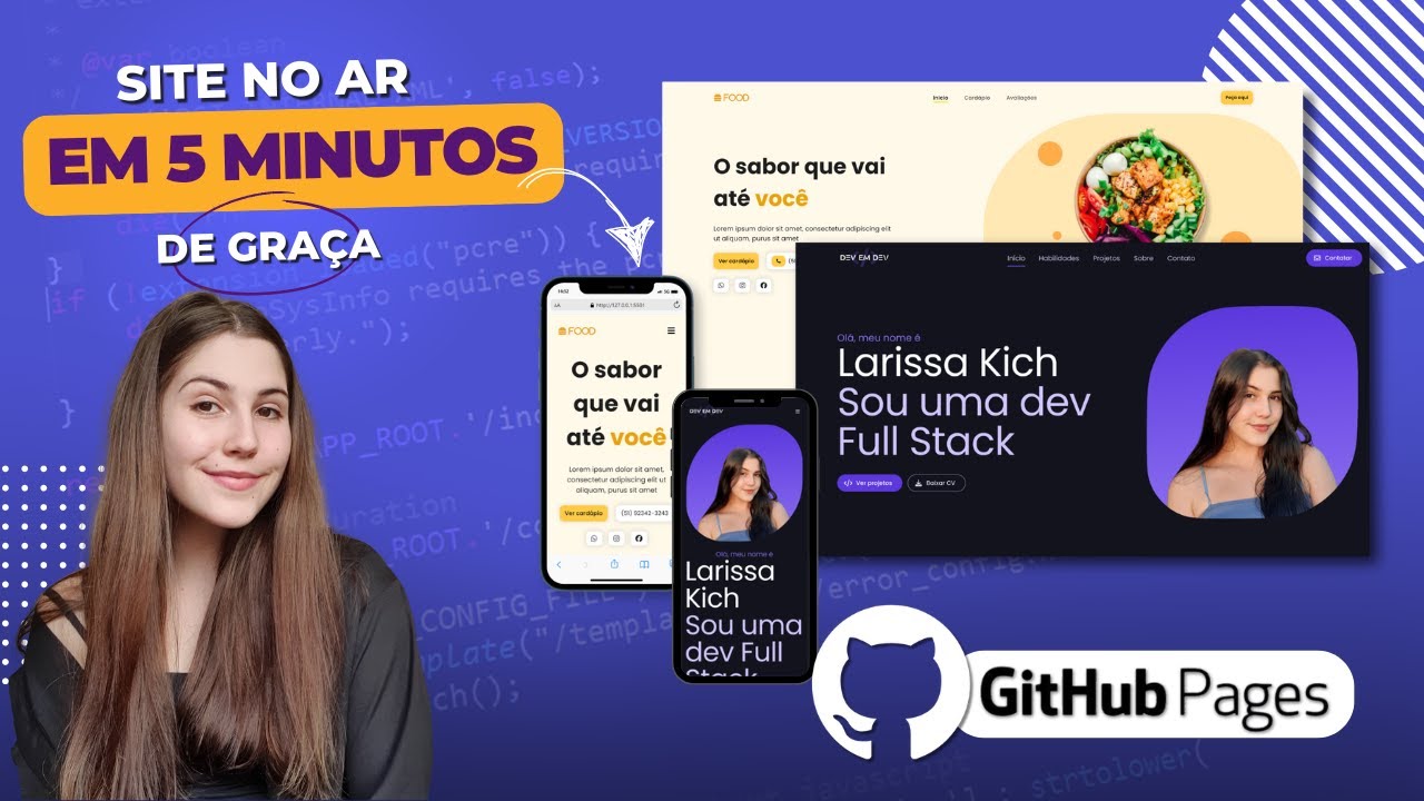 Como colocar seu SITE no AR de GRAÇA com o GitHub Pages