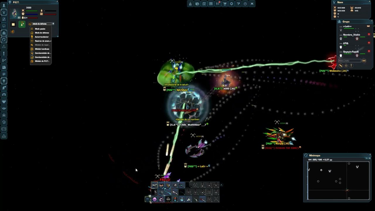 Darkorbit espa&ntilde;a global 5MAF VS 7SLK