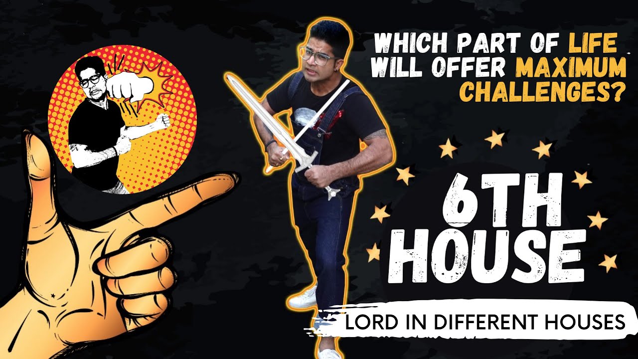 6th House & its Lord's placement in different Houses- the WARRIOR within you- Debts, Enemies Disease