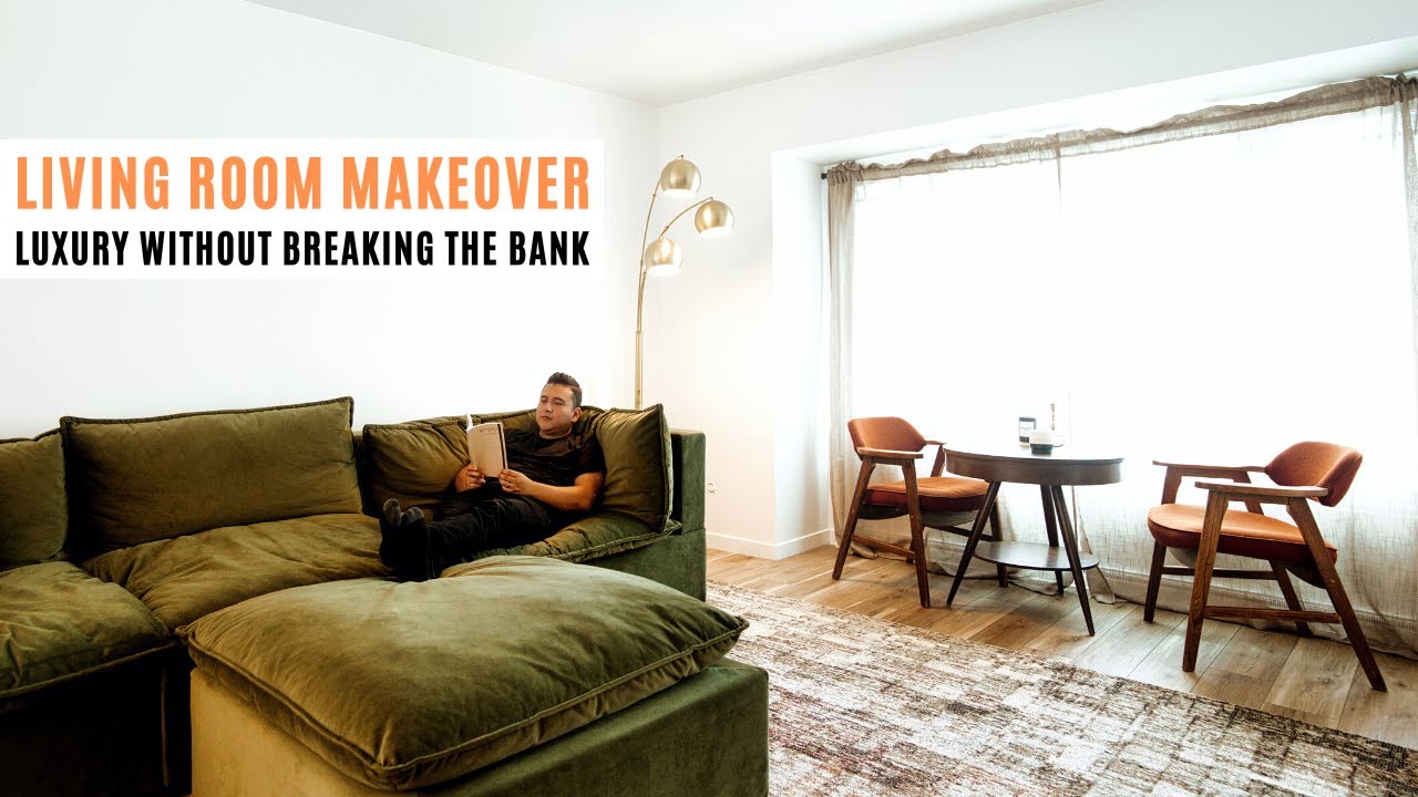 Modern Living Room Makeover on a Budget | My $60,000 House Update