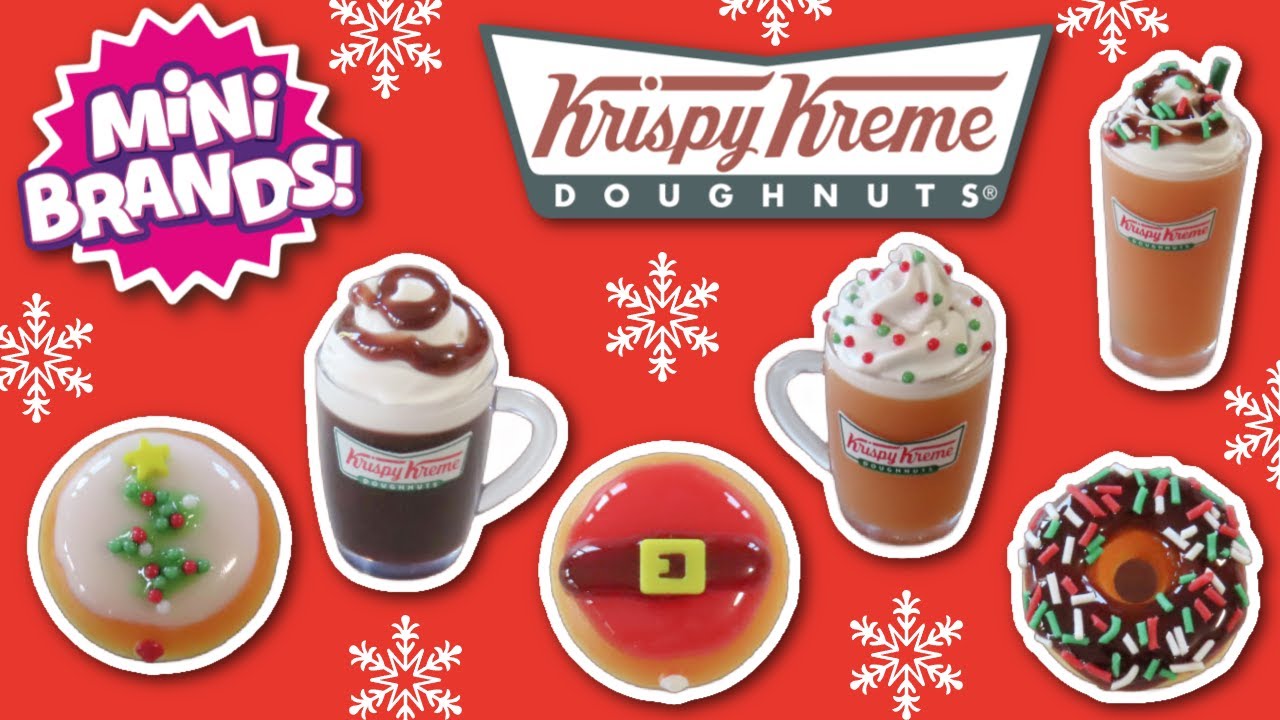 НОВЫЕ мини-бренды создают праздничную серию Krispy Kreme! Создаём ВСЮ серию!! 🎄