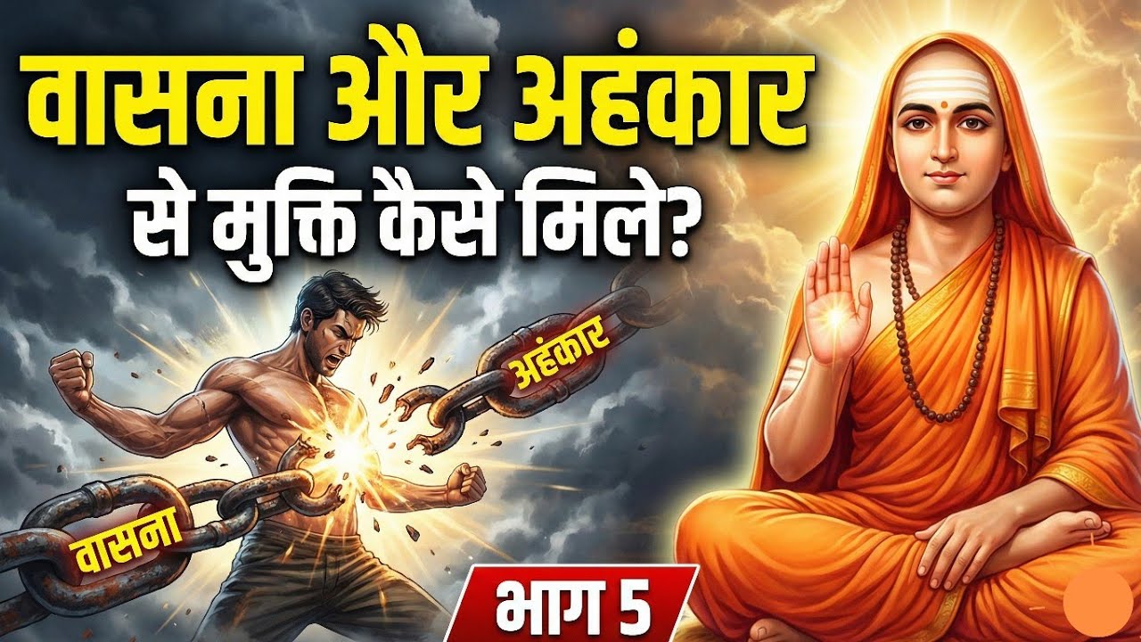 वासना और अहंकार से मुक्ति कैसे मिले? | मोक्ष का अंतिम रहस्य | विवेकचूड़ामणि भाग–5 | आदि शंकराचार्य