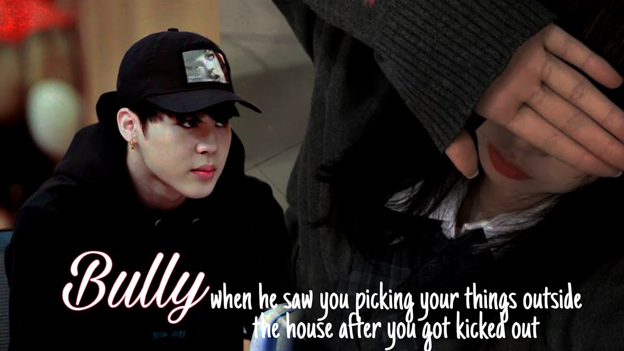 when he saw u picking ur things outside the house after u got kicked out by ur abusive stepfather