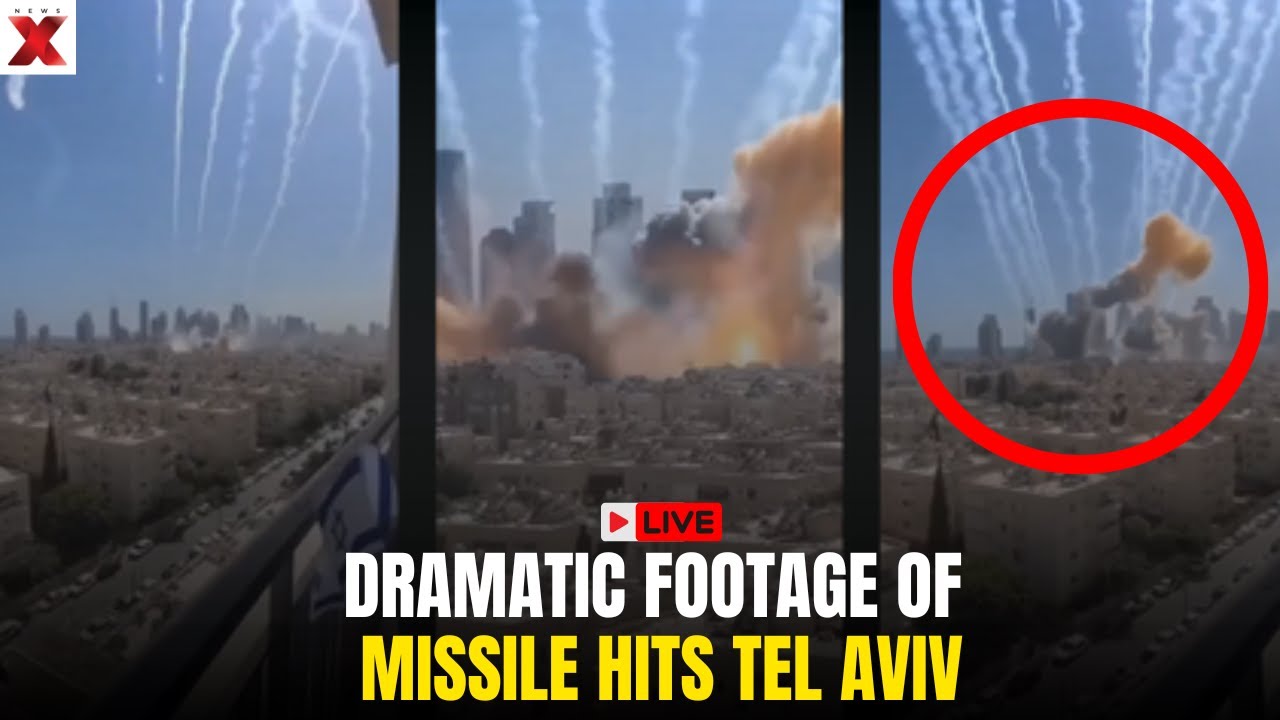 Iran Strikes Israel LIVE: Iranian Missile Hits Tel Aviv Building — Building Destroyed In Seconds!