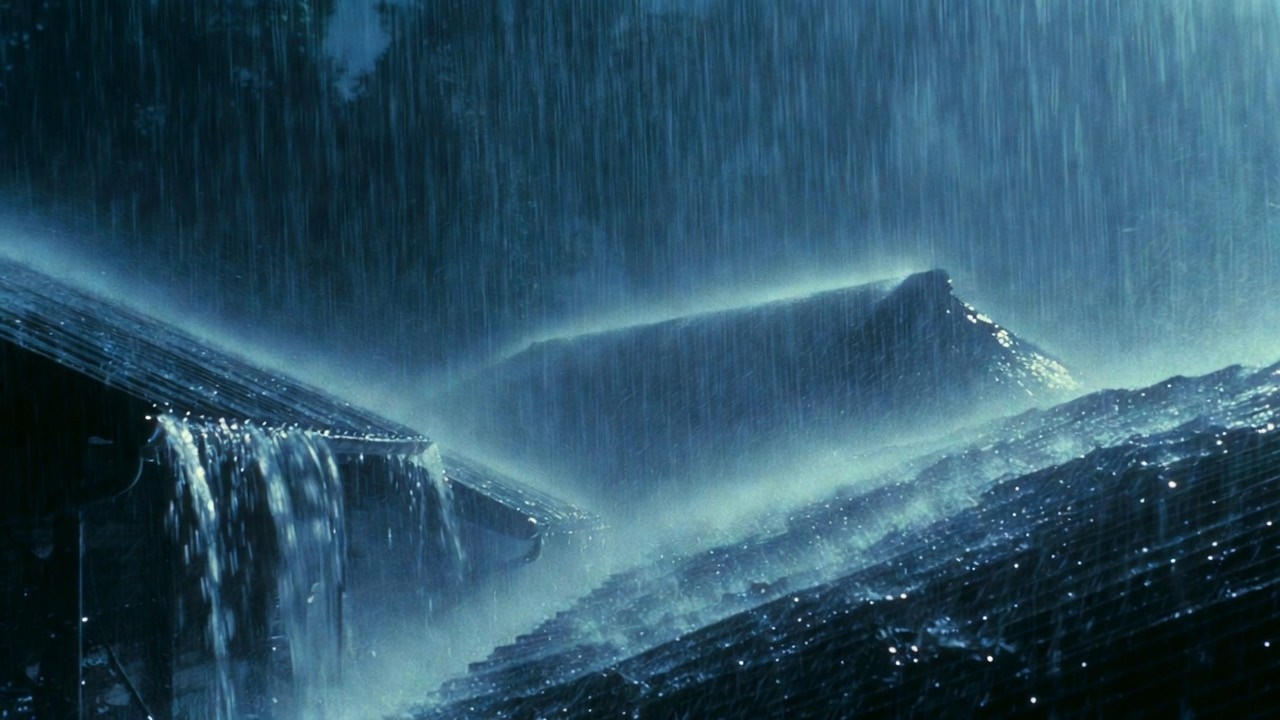 Heavy Rain on a Tin Roof for Sleeping 24/7 🌧️ Deep Sleep Relaxing Rain Sounds