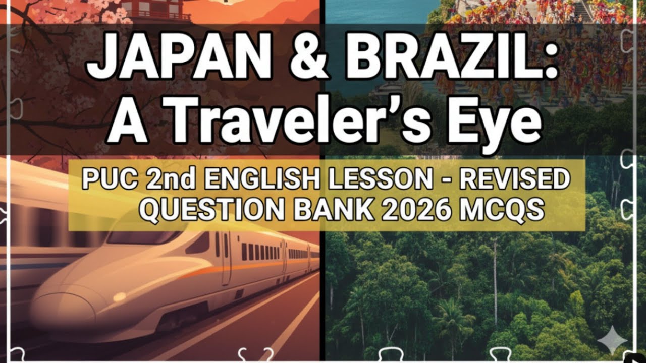 Japan and Brazil 2026 Revised Question Bank MCQs 
