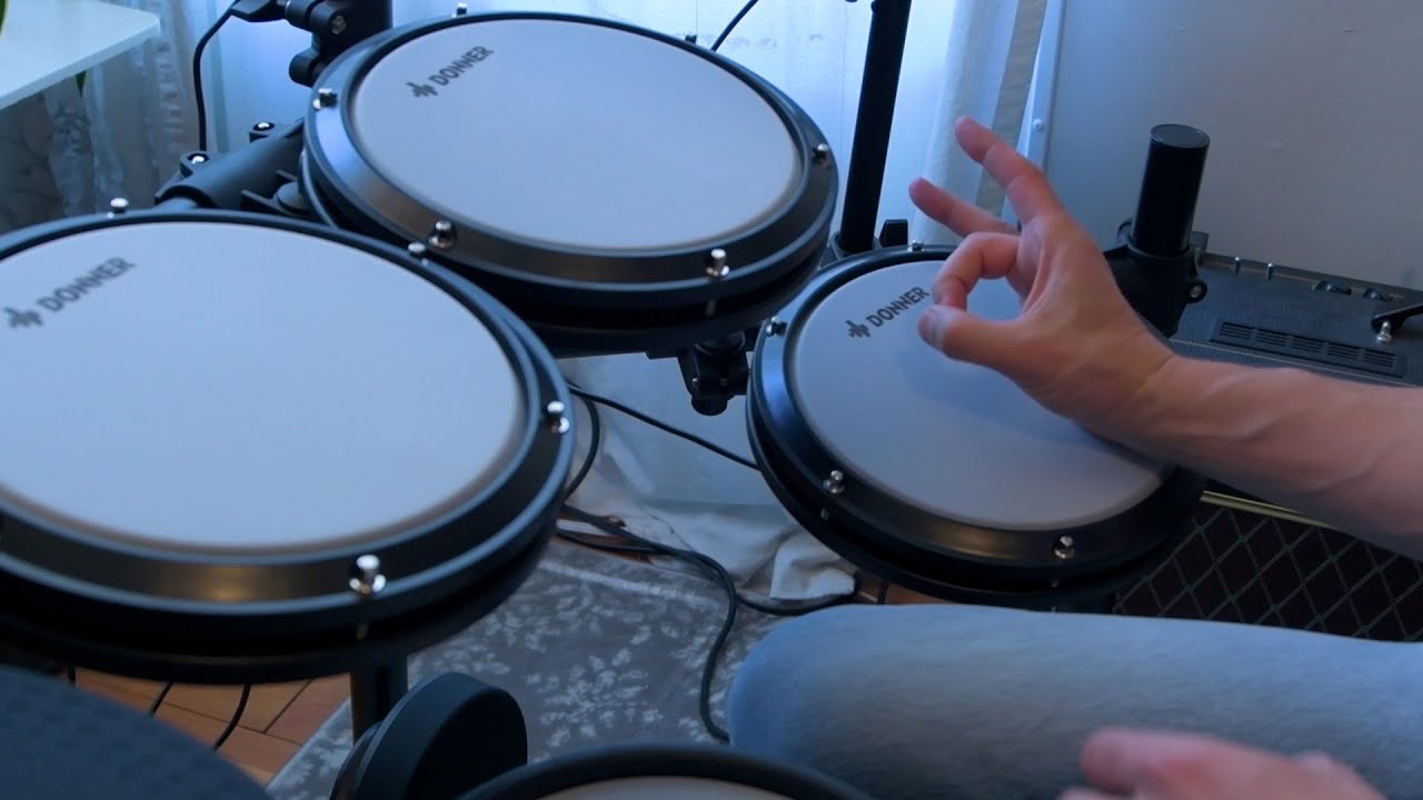 DED-200 Electronic Drum Kit (Upgraded) Review!  How Does it Play & Sound for $400?