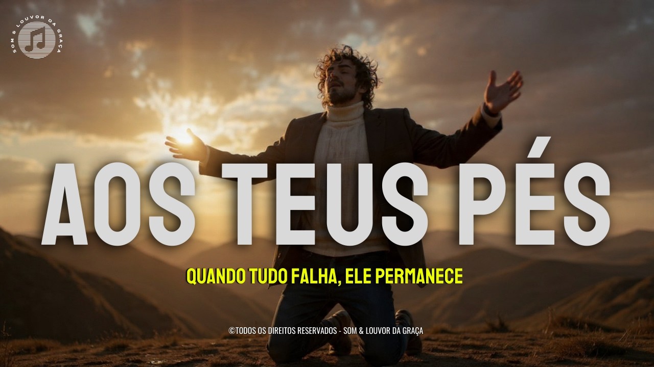 Aos Teus Pés | Louvor de Entrega Total | Adoração Profunda