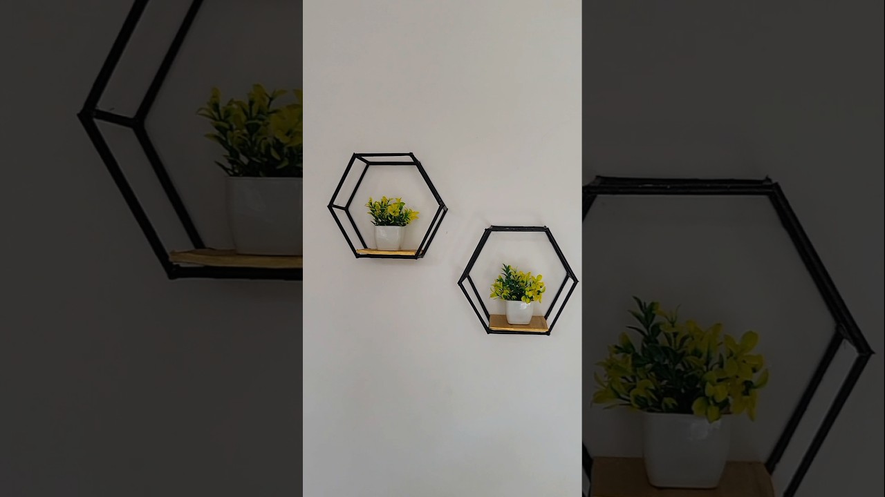 DIY Wall Decor #shorts #diy #papercraft #newspapercraft