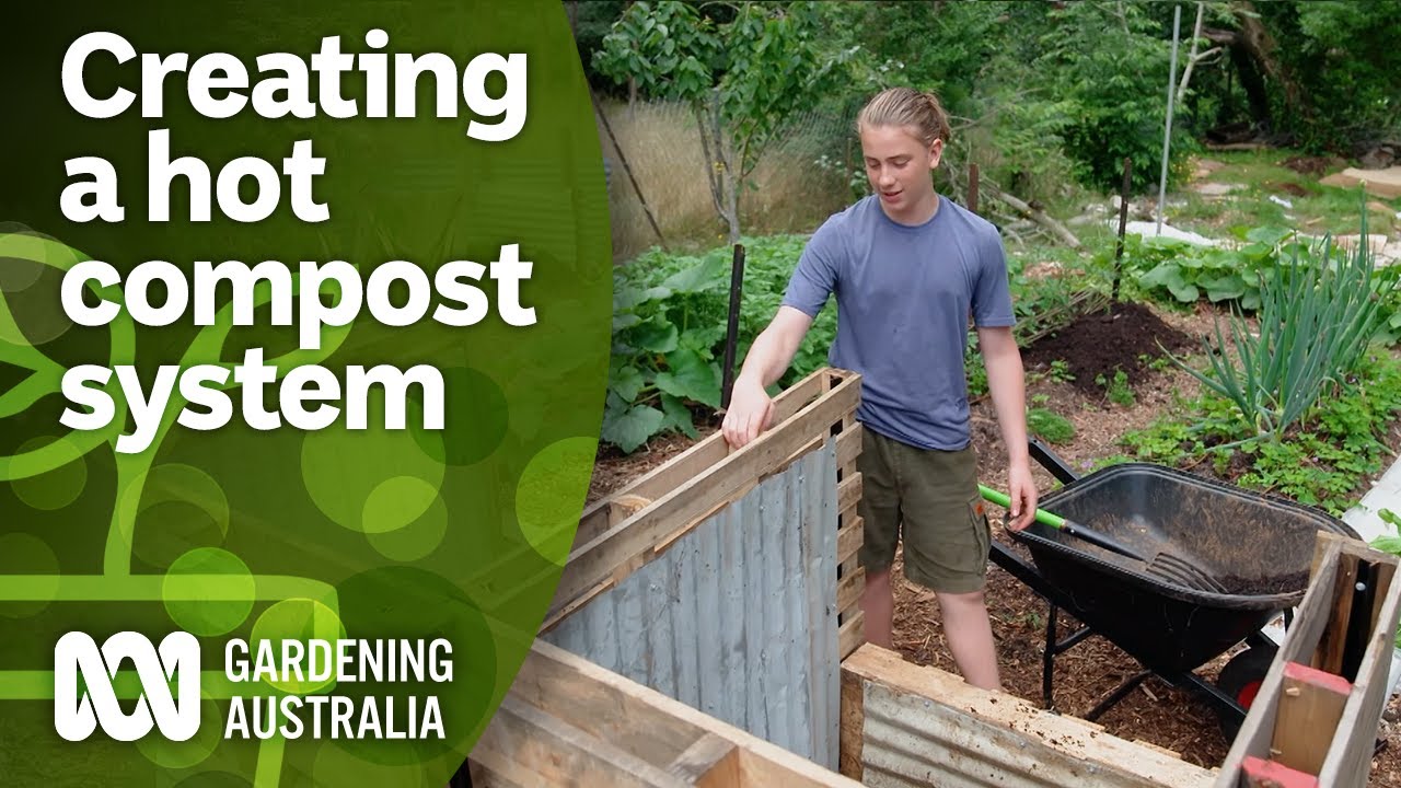 Follow these steps to create a hot compost bay | DIY Garden Projects | Gardening Australia