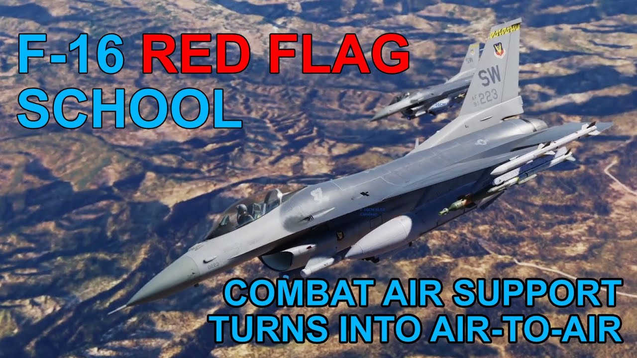 F-16C Red Flag Mission 9: Combat Air Support #DCS #F16 #RedFlag
