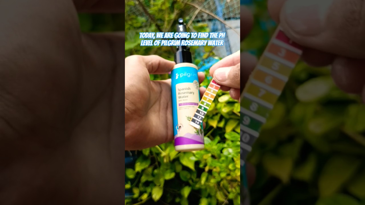 Pilgrim Spanish Rosemary Water pH Test #Shorts #shortvideo #ytshorts #viralvideo #Whatif #if