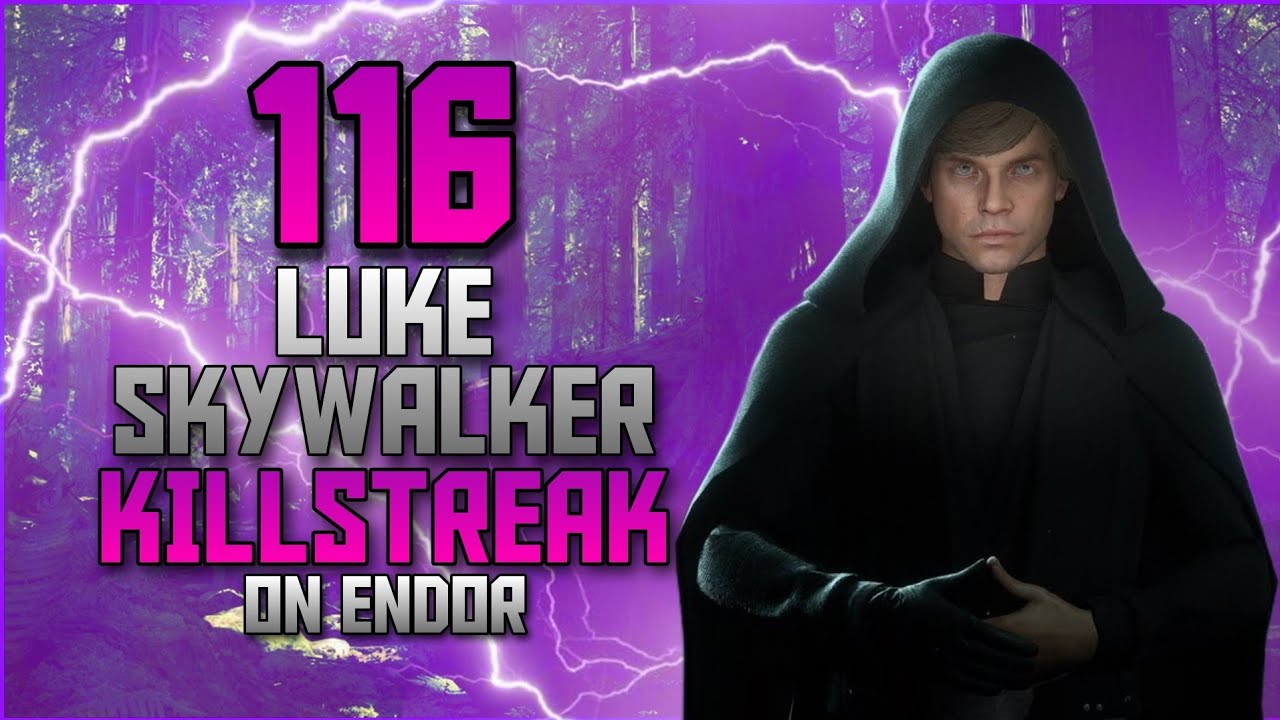 STAR WARS™ Battlefront™ II Luke Skywalker 116 Killstreak (Endor - Galactic Assault)