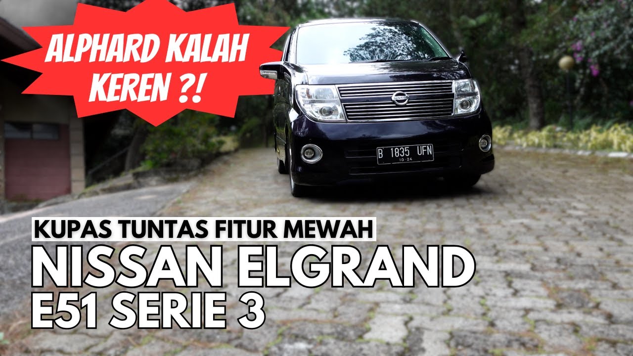 2009 NISSAN ELGRAND E51 S3 BLACK EDITION