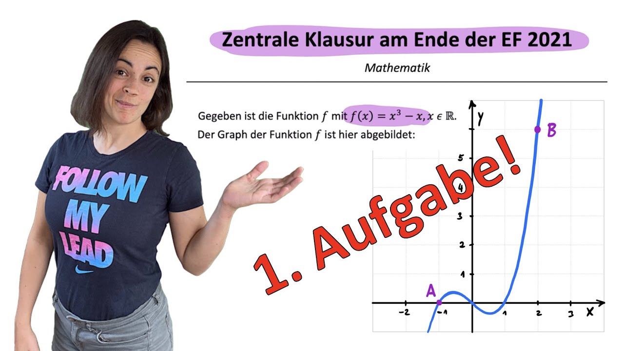 🚀🦊 Zentrale Klausur am Ende der EF NRW | 11. Klasse Einf&uuml;hrungsphase | Aufgabe 1 OHimi Sekante ZK
