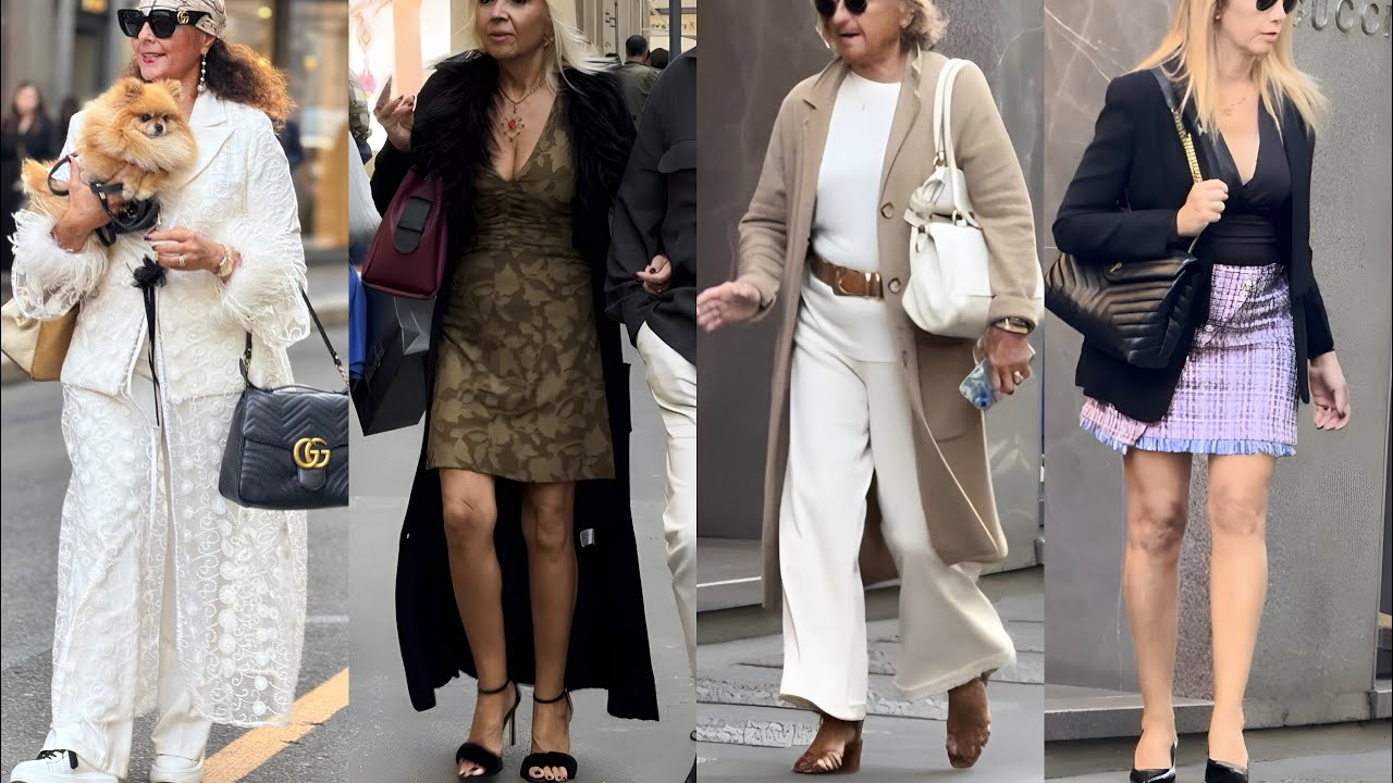 Rich People, Luxury Fashion, Timeless Beauty 🇮🇹 Autumn Milan Street Style 2025