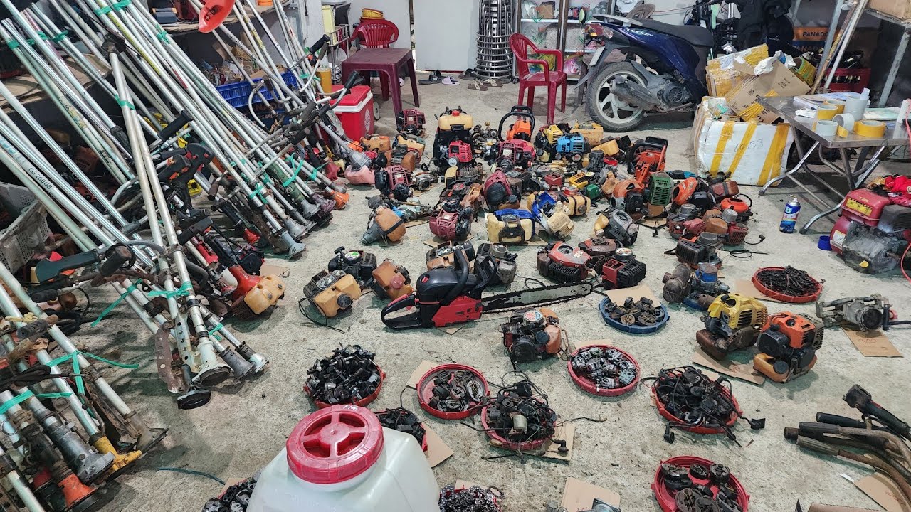 6/2 xả kho phụ tùng máy cắt cỏ máy cưa Nhật bãi lh 037 7644 634 gặp Thiện 