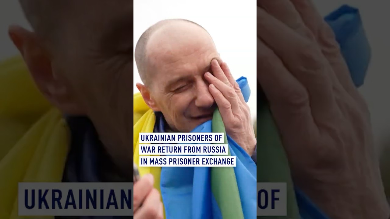 Ukrainian Prisoners of war return from Russia in mass prisoner exchange