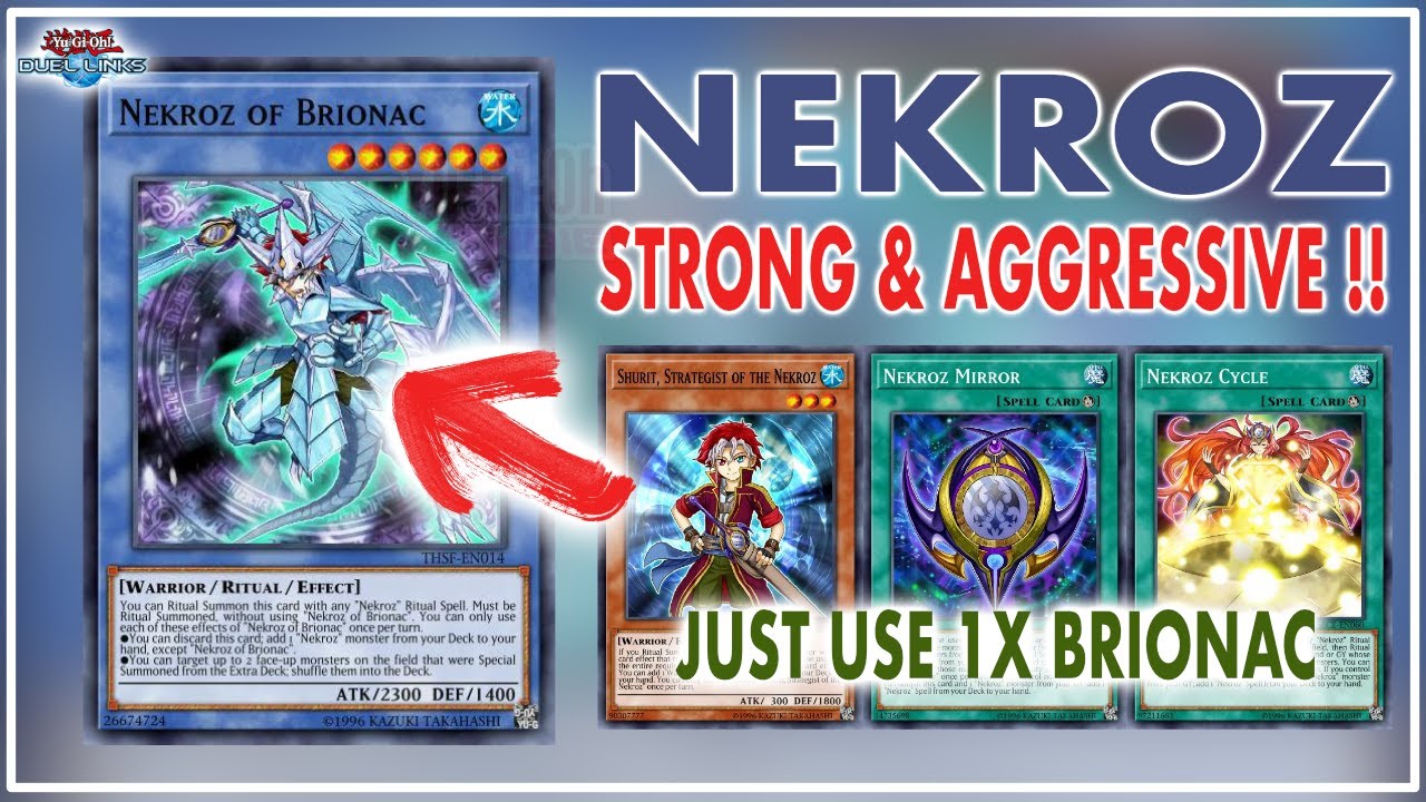NEKROZ Post CHAOTIC SOLDIER Just Use 1X BRIONAC | STRONG & AGGRESSIVE !! | Yu-Gi-Oh! Duel Links