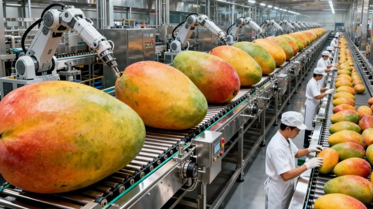 Minute Maid Mango Manufacturing Process &ndash; Step by Step Factory Tour