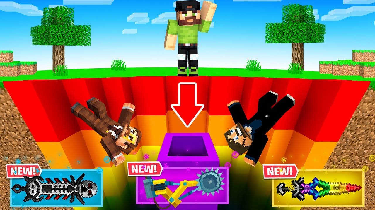 DIVE for OP FALLING WEAPONS in Minecraft