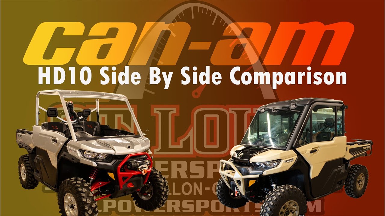 2024 Can-Am Defender X MR HD10 vs. Defender Limited HD10 | Full Walkaround & Comparison