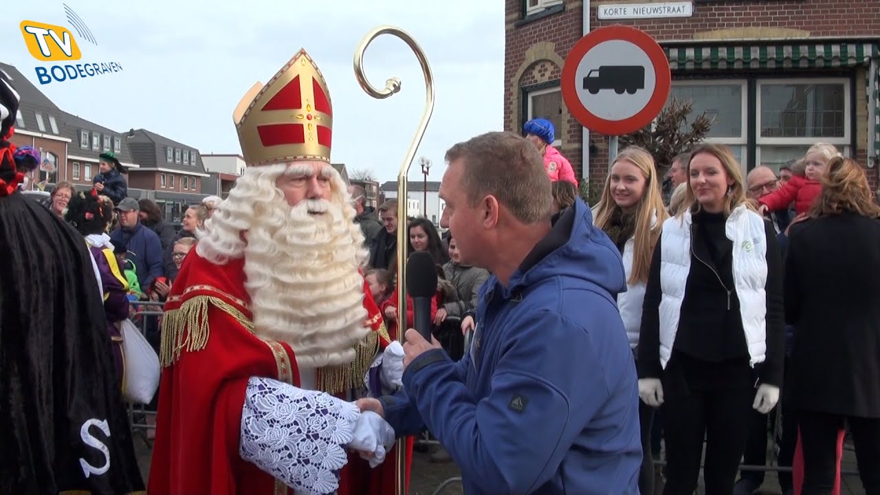Intocht Sinterklaas in Bodegraven.