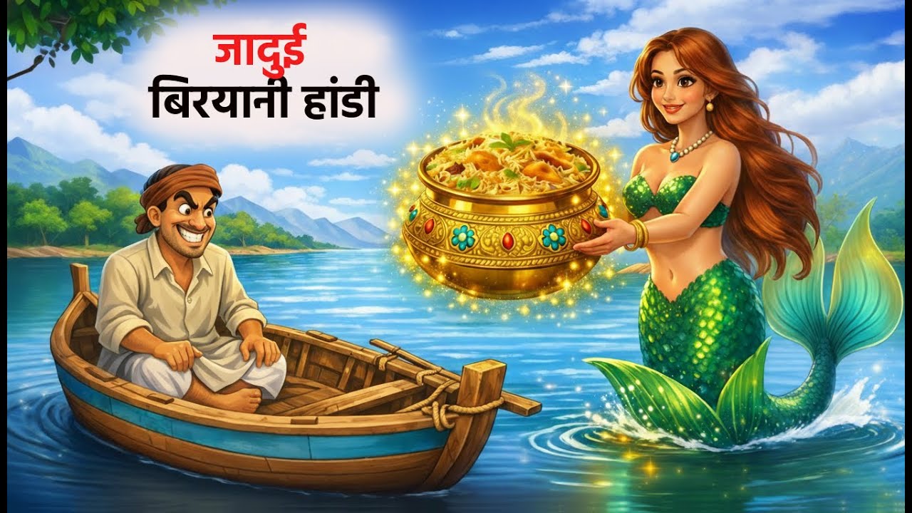 जादुई बिरयानी हांडी | Jadui Biryani Wala | Garib Machua Ki Kahani | Moral Stories | Hindi Kahani