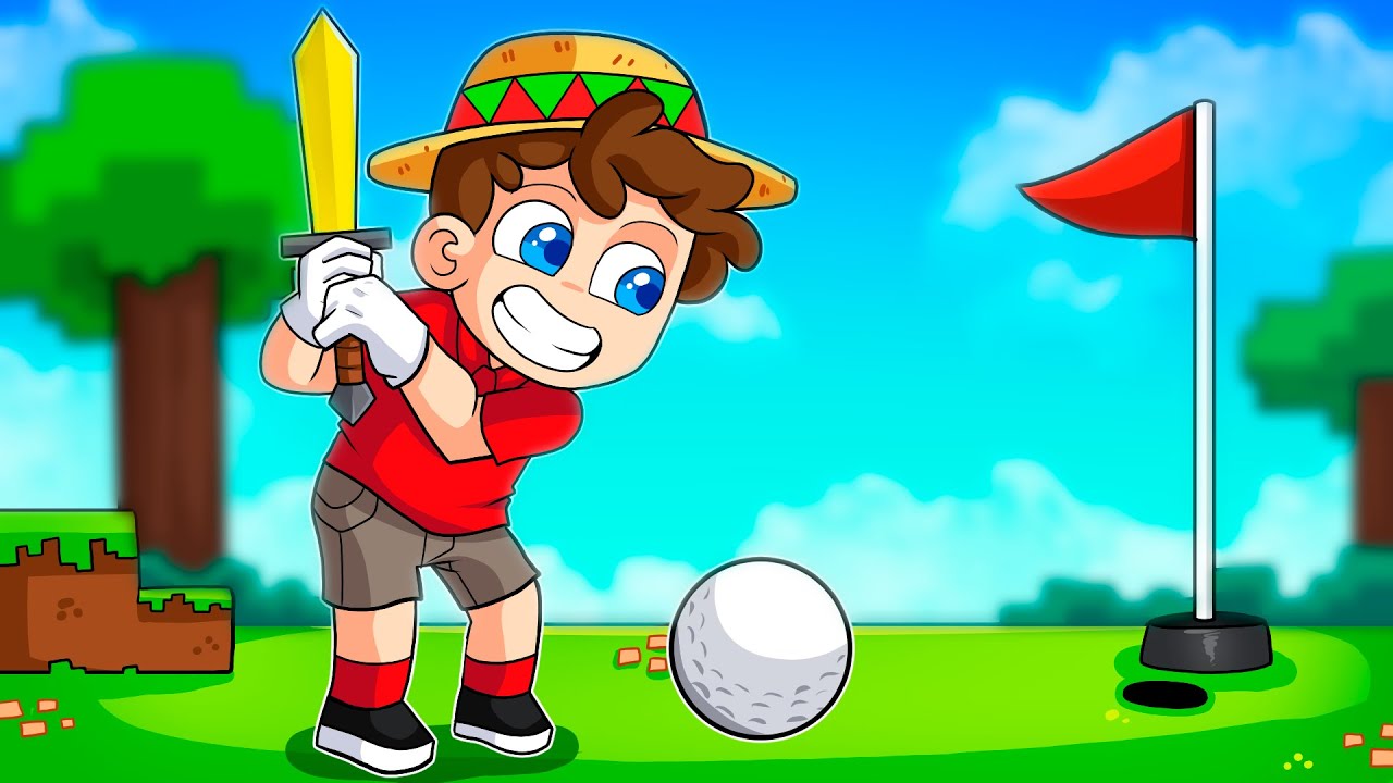 &iexcl;Minecraft PERO Jugamos GOLF! 😲🪩⛳ SILVIOGAMER MINECRAFT PERO