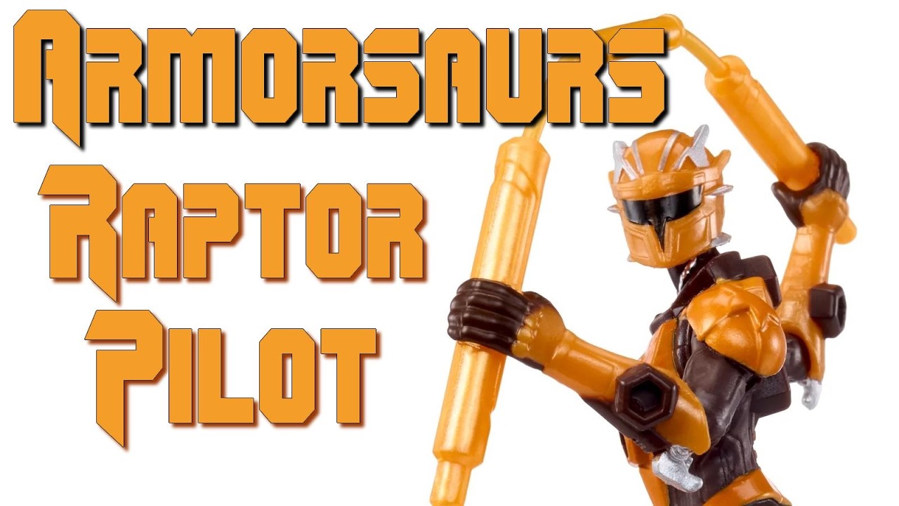 Фигурка пилота раптора из Armorsaurs (Приска Сильва) (она же Бо из Mighty Orbots!).