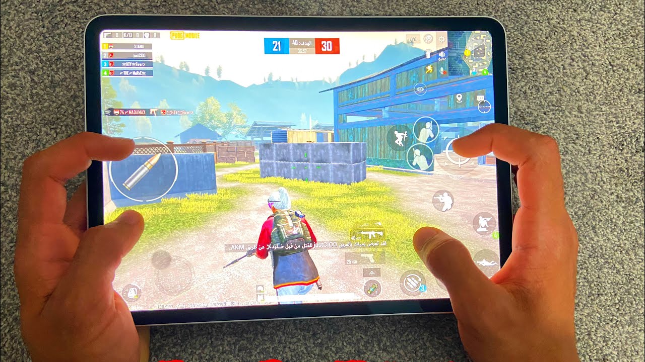تجربة الايباد برو 2021 في ببجي هاندكام 🥵 iPad Pro 2021 experience in PUBG Handcam