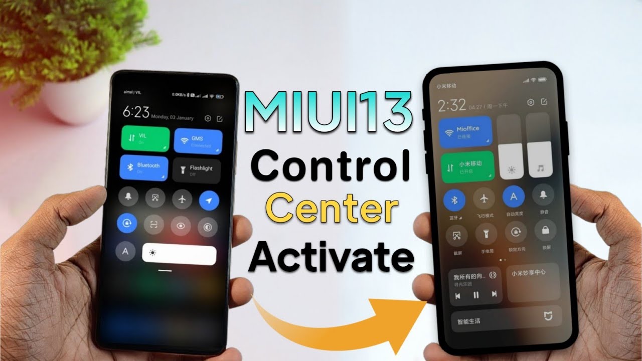 MIUI 13 Control Center Activate Now | MIUI 13 Control Center