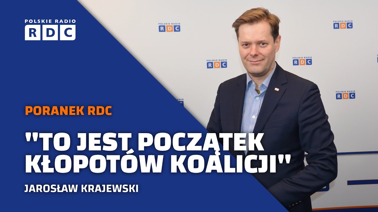Jarosław Krajewski | Poranek RDC, zaprasza Grzegorz Chlasta #polityka