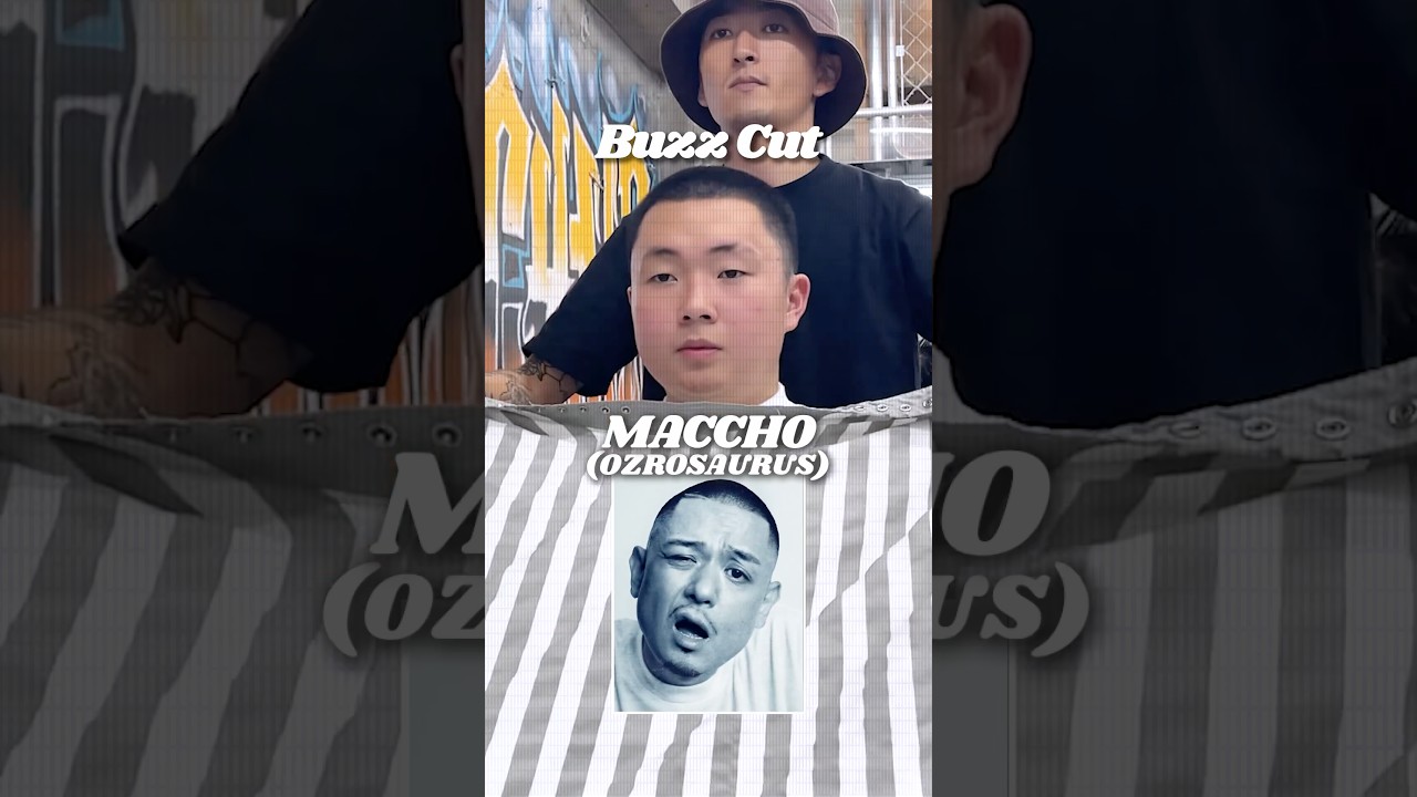 MACCHO風バズカット by YAMA（渋谷店）#maccho #ozrosaurus #バズカット