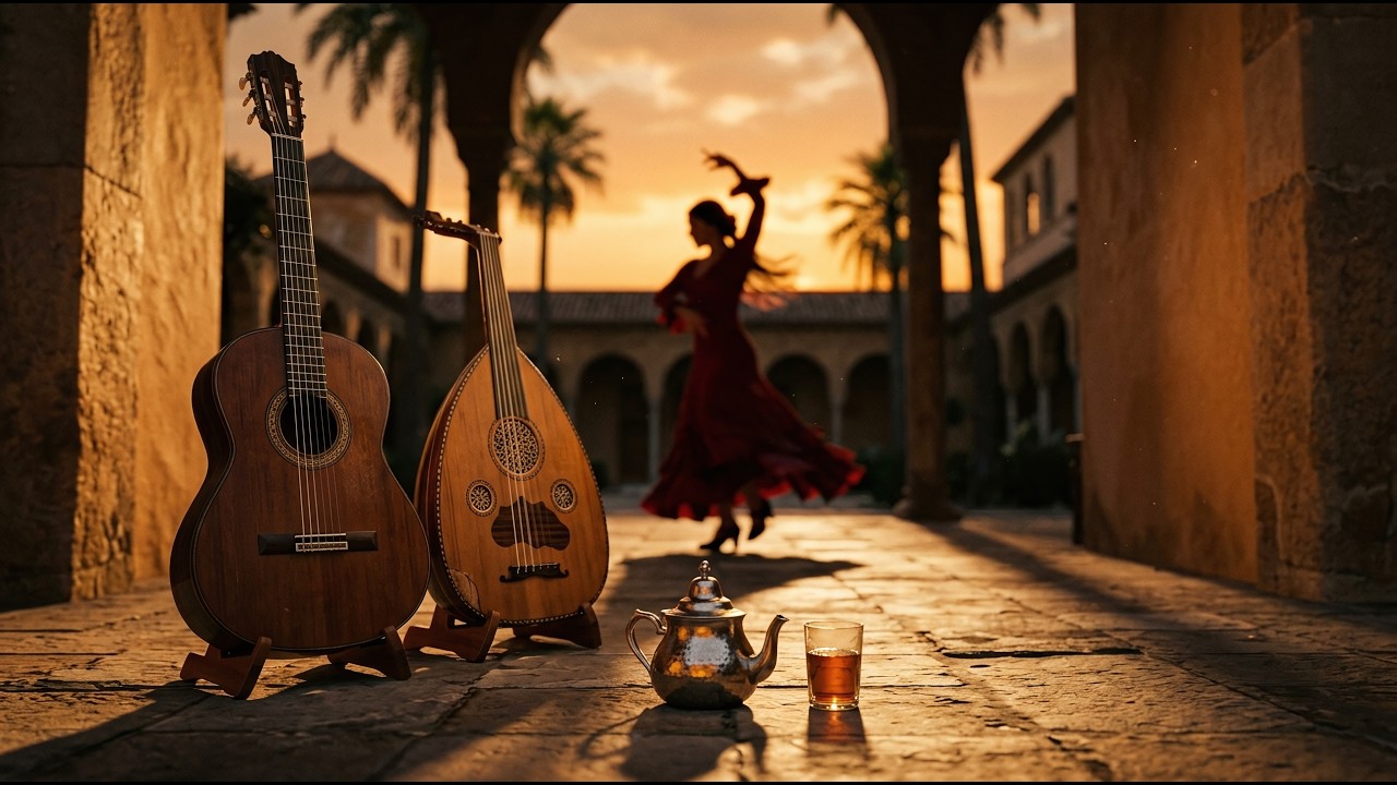Spanish Guitar & Arabic Oud | Deep Flamenco Fusion for Work, Study and Focus