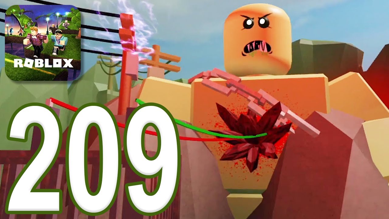 Roblox Mobile - Gameplay Walkthrough Part 209 - Escape Zombie Island Obby (iOS, Android)
