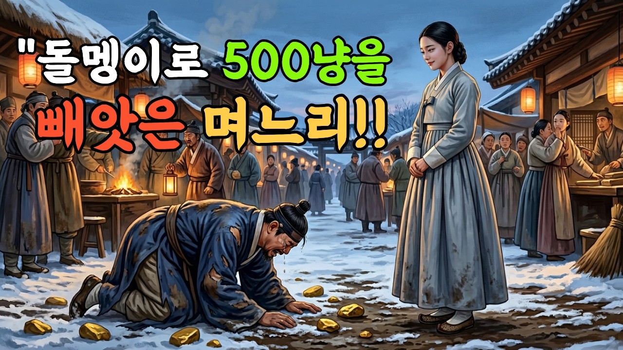 쌀 서 말 빌렸다 전 재산 날린 시아버지, 며느리의 소름돋는 복수 ㅣ 야담 ㅣ 옛날이야기 ㅣ 민담  | 설화 | 야담이구나