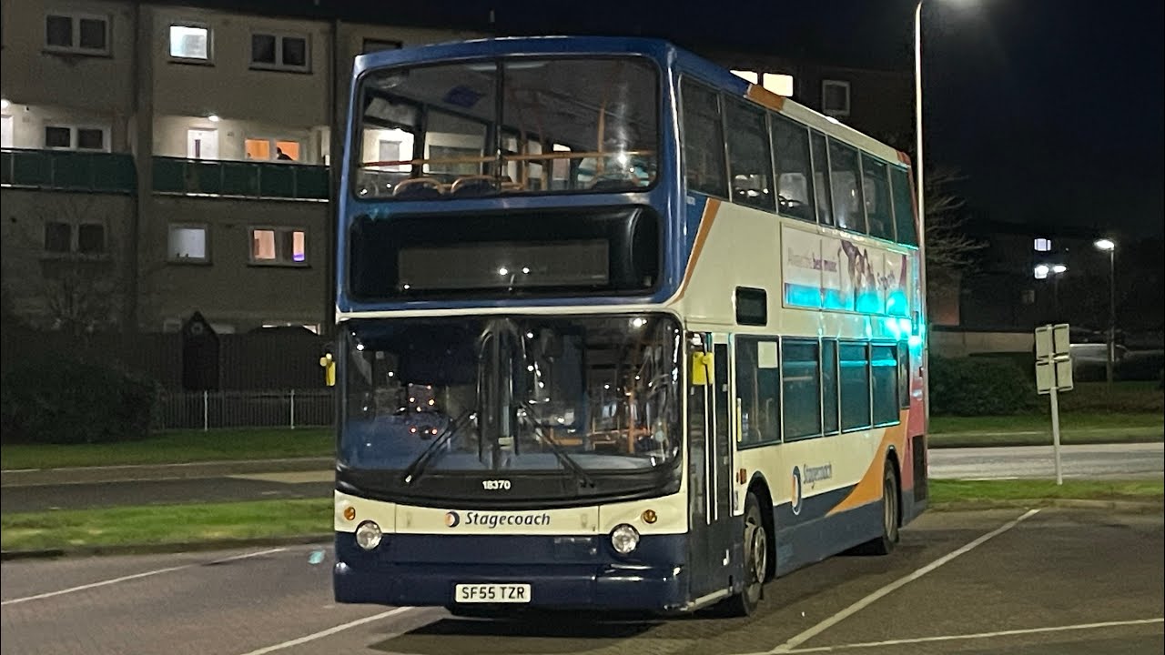 *Kickdown* Stagecoach East Scotland ALX400 Trident 18350 (MX55 KOU) Service:32