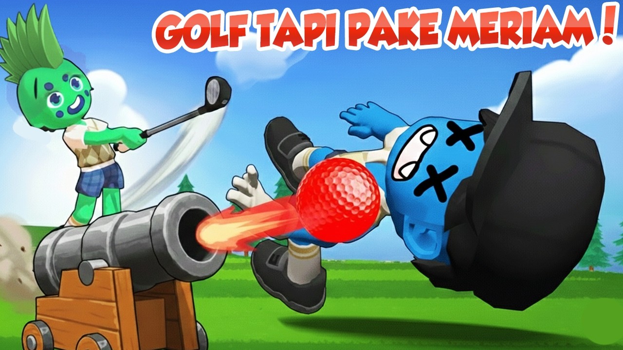 BERMAIN GOLF TAPI ISINYA ODO NGAMBEK DOANG. . . DiBULLY INI !!!
